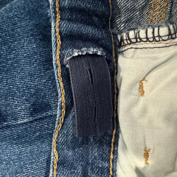 Cat & Jack Kids Relaxed Straight Blue Denim Jeans Adjustable Waist Unisex size 7 - Picture 4 of 7